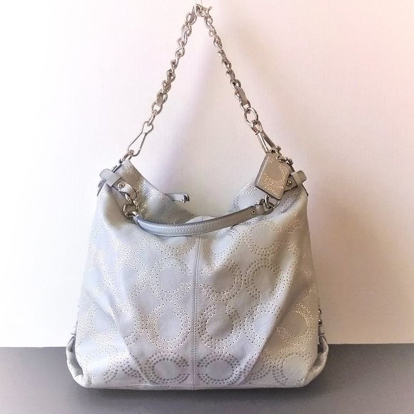Coach Handbags - Coach Brooke Gray Shoulder Bag 15003